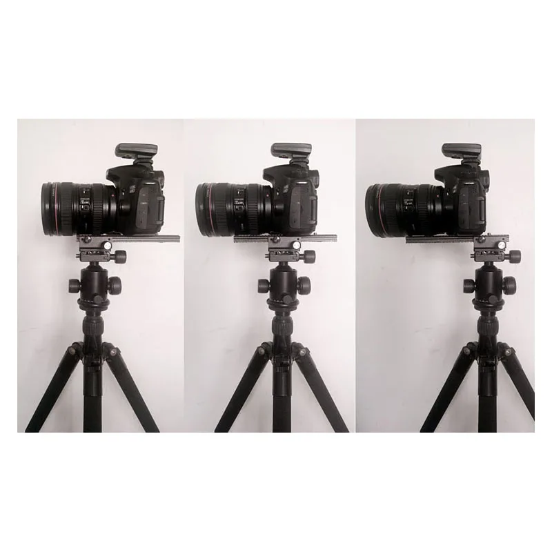 160mm Professional Macro Photography Focus Rail Slider Tripod Head Fine-tuning Head Plate for D5300 D7100 600D 700D 60D 70D