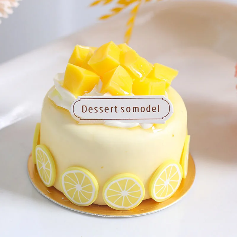 1PC Artificial Cake Dessert Fake Food Decoration Photography Pro Food Simulation Cake Model Tea Table Decoration FCYY-029 food model food photography props kitchen food toys table decoration fake food prank toys