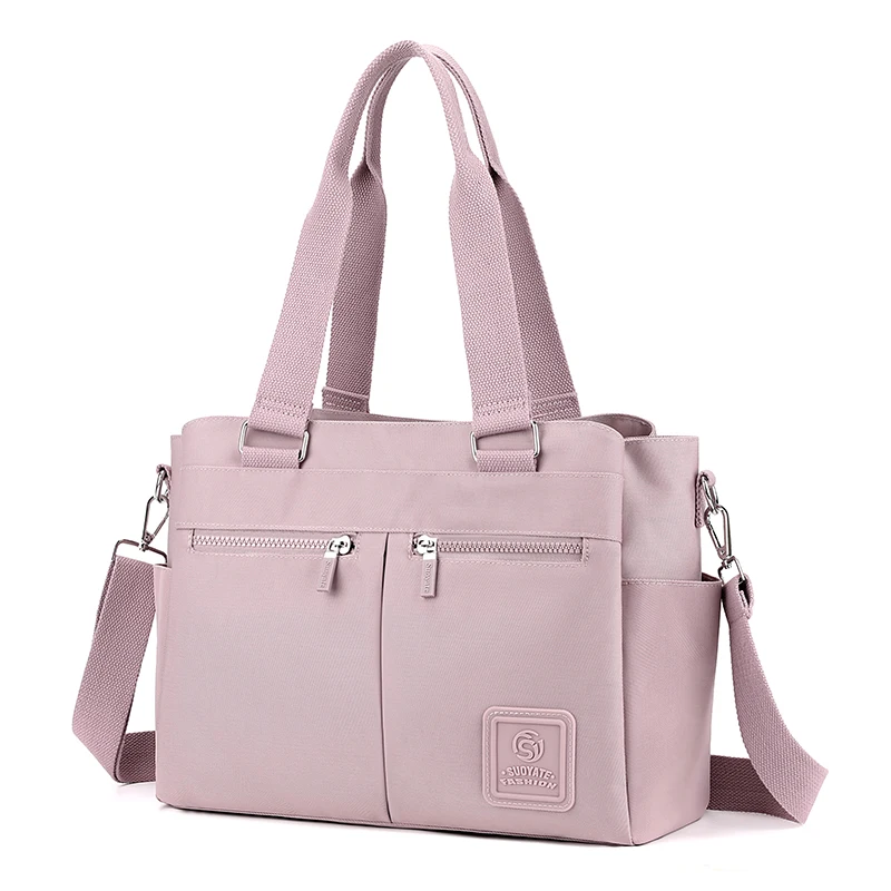 Large capacity tote bag - Zipper closure, single shoulder tote bag, suitable for work, daily use, and travel - durable, easy to