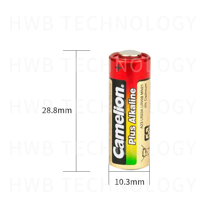 10pcs/lot 12V Camelion A23 23A Ultra Alkaline battery/alarm batteries alkaline battery disposable battery