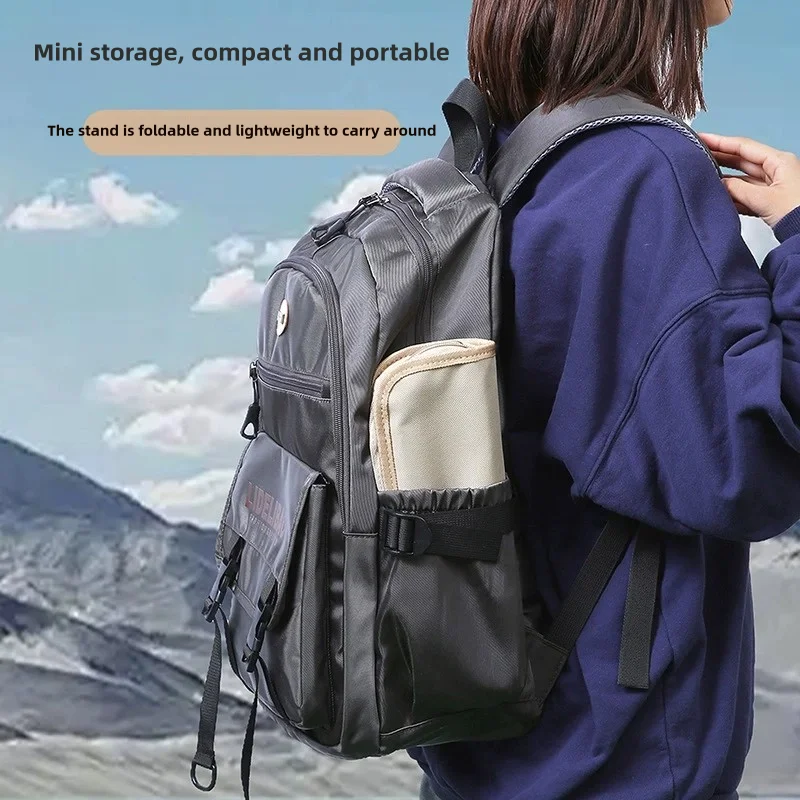 Portable Ultra-light Outdoor Camping Chair Foldable Climbing Fishing Chair Park Waiting Backpacking Beach Bench Small
