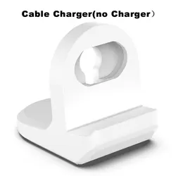 Universal Dock Charger Stand Adapter with USB Charging Cable Holder - Amazfit GTS2 mini (White)