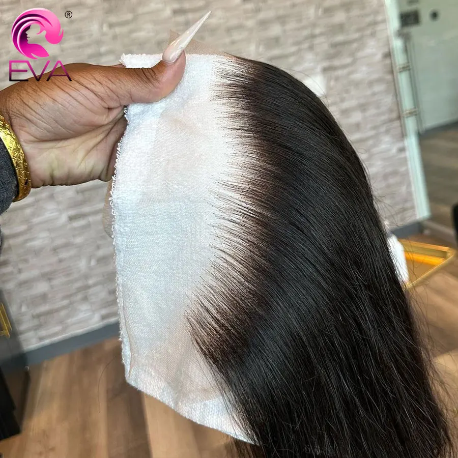 Eva Hair 9x6 7x5 6X6 Invisible HD Lace Closure Human Hair Pre Plucked ...