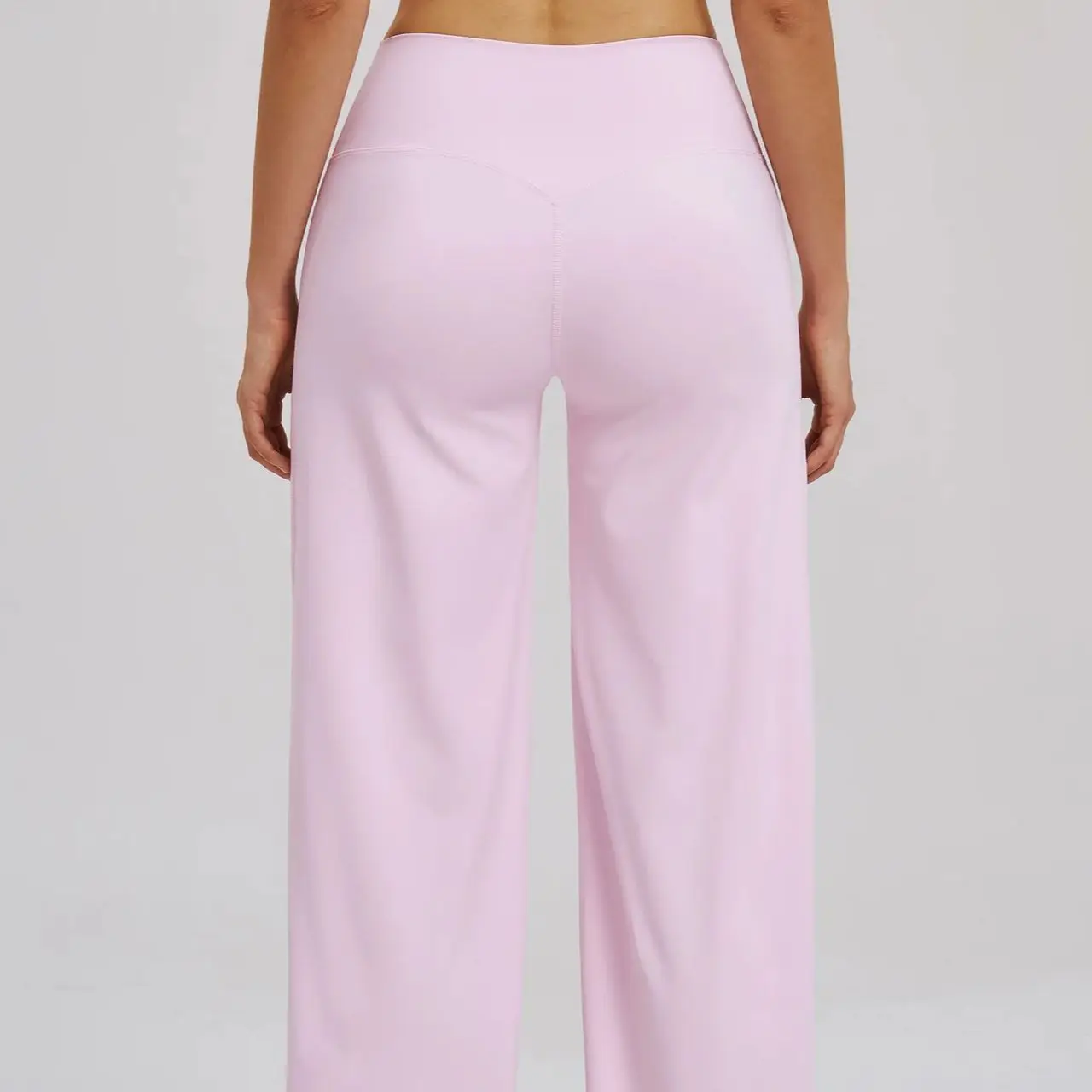 Ningyu Casual wide Leg Pants Yoga Pants Women Crossed waist Loose Pants for Outdoor Workout Running and Sports Wide Leg Pants 4