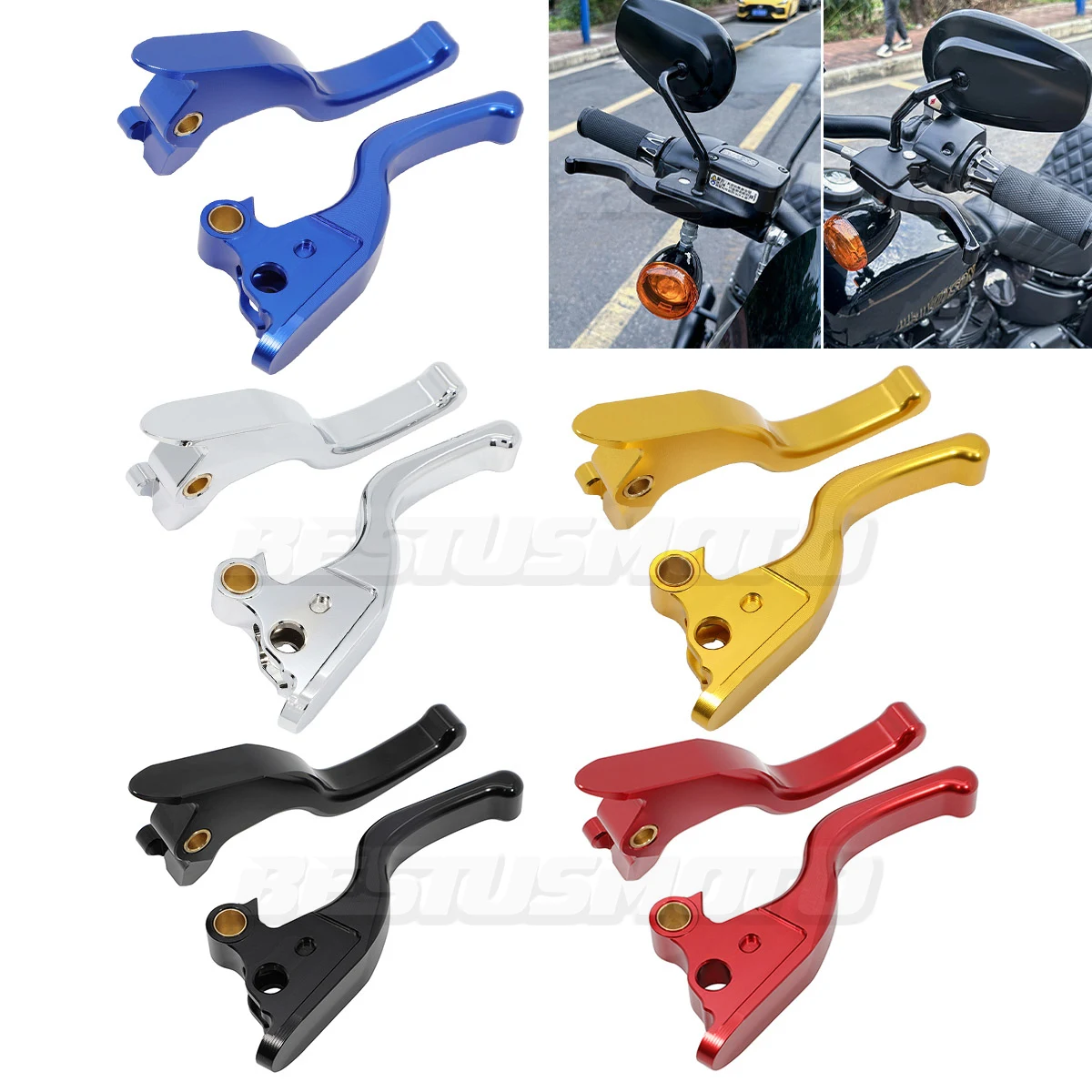 

Motorcycle Left&Right Brake Clutch Levers For Harley Softail FLSTF/I Breakout 114 Low Rider FXLR Street Bob FLDE FXDR 2015-2022