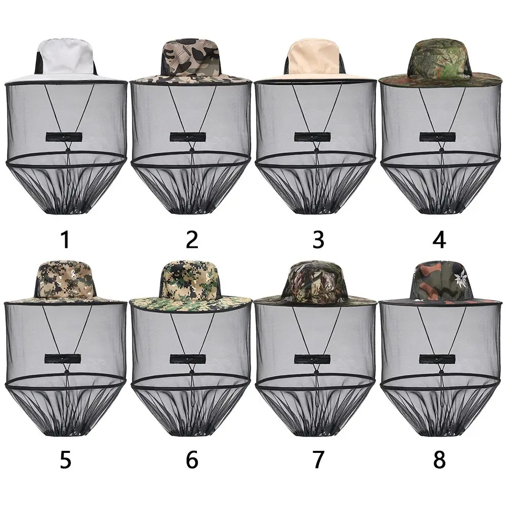 Sun Hats Sun Hat Fisherman Hat Sunscreen Hats Camping Hats Fashion Unisex Foldable Mosquito Hat With Hidden Net Mesh Repellent Insect Bee Protection Casual Outdoor Sunscreen Fishing Cap