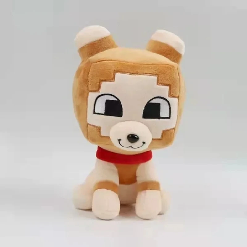 

25 см Bobicraft плюшевая игрушка Kawaii Game персонаж собака плюшевая кукла животное мягкие игрушки для детей мальчиков подарок на день рождения Рождество