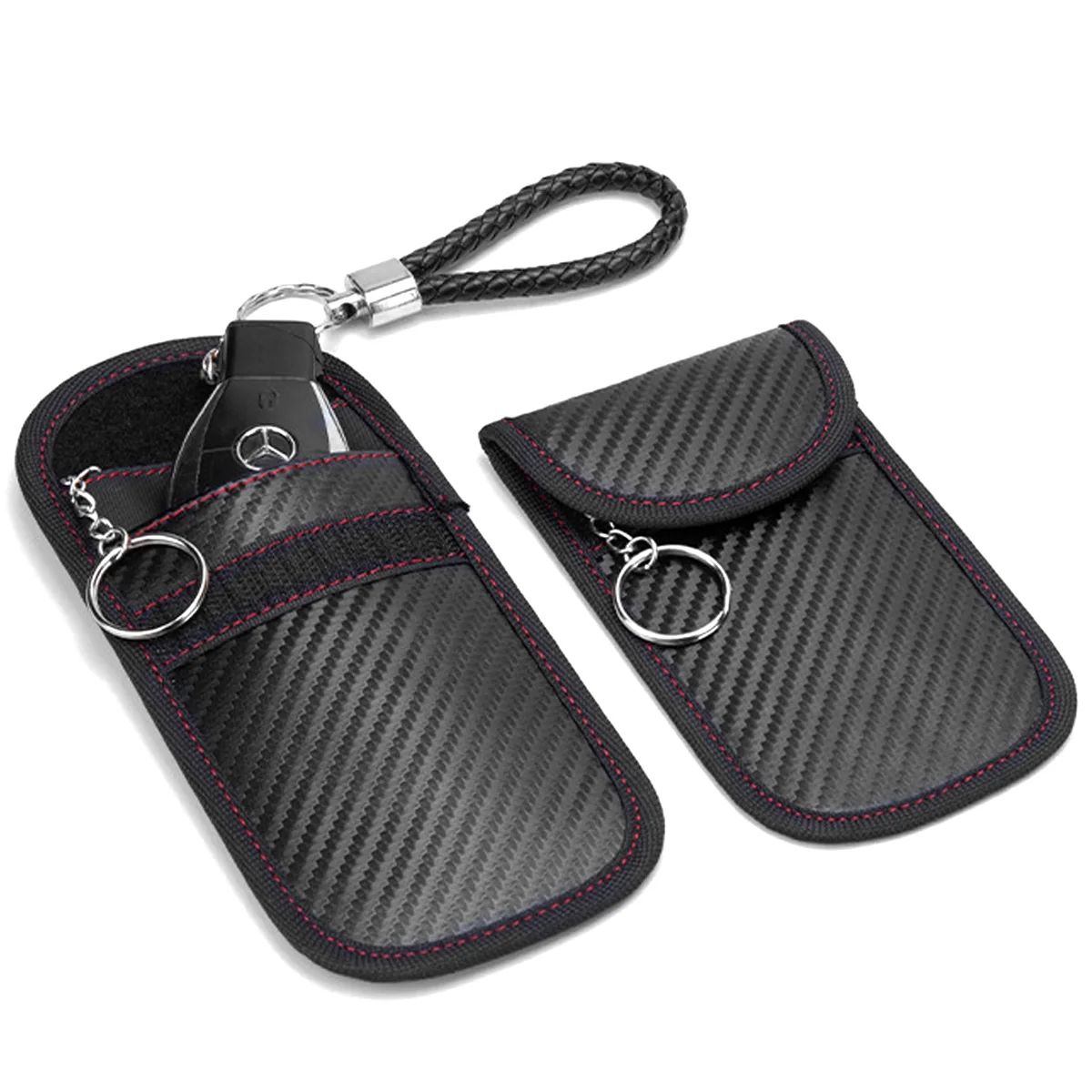 Enhanced Anti-Theft Faraday Key and Card Shielding Pouch