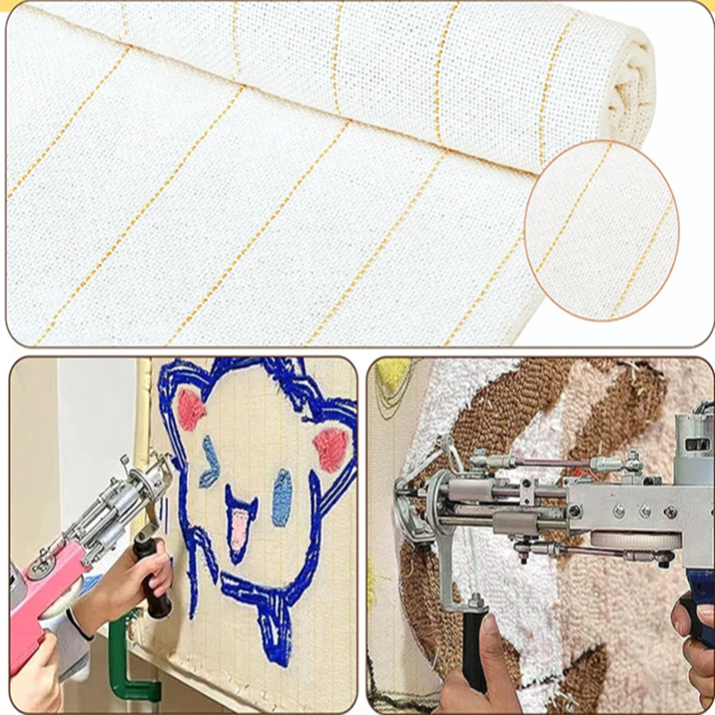 1*4M/1.5*1.5M Primary Tufting Cloth Backing Fabric For Carpet Weaving Knitting Material Rug Tufting Embroidery Fabric - 2