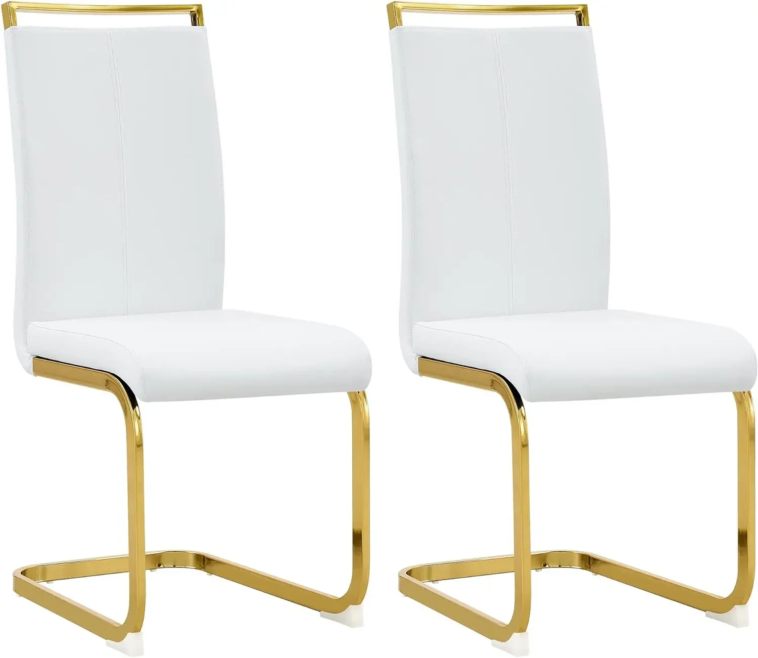 White With Gold Leg