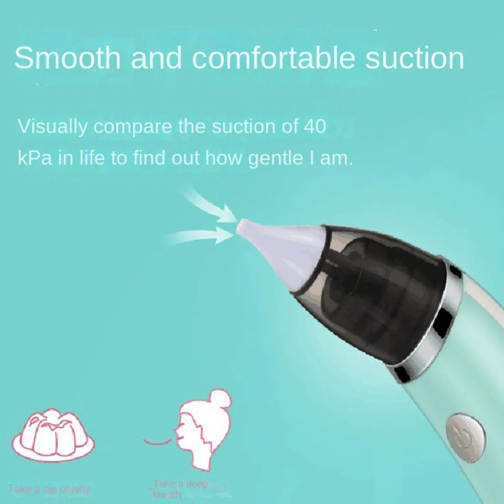 Electric Electric Baby Nasal Aspirator Silent USB Charging Baby Nasal Inhaler Nasal Obstruction Rhinitis Safety Nose Cleaner