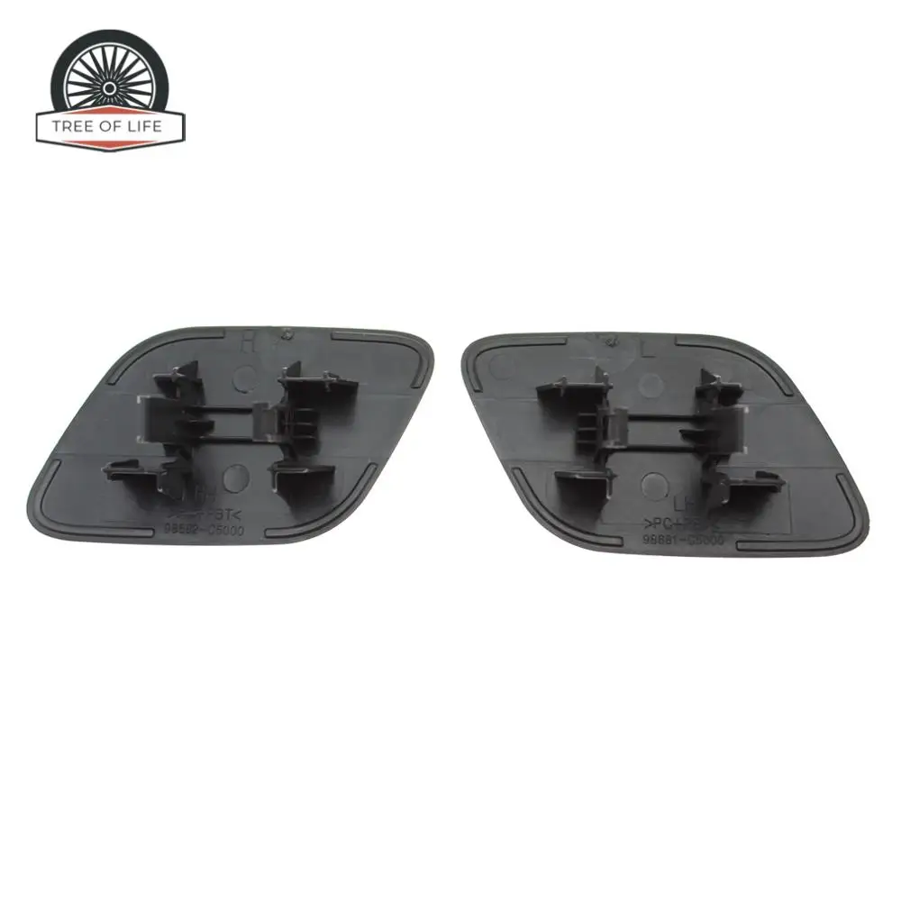 Front Right Left Bumper Headlight Headlamp Washer Nozzle Cap Cover For KIA Sorento 2015 98681 C5000 98682 C5000