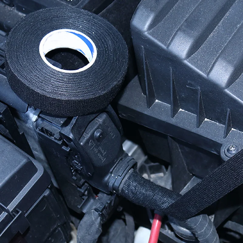 Heat-Resistant Adhesive Cloth Fabric Tape wiring harness tape automotive wiring tape car adhesive tape adhesive cloth tape for Car Auto Cable Harness Wiring Loom Protection Width 9/19/25MM Length 15M