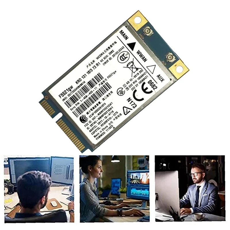 범용 WWAN 카드, Gobi3000 HSPA EDGE, 21Mbps, 3G 카드, WWAN WANL WCDMA, F5521GW