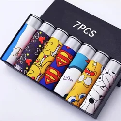 7Pcs/Lot Men's Underwear Sexy Panties Boxer Shorts Cartoon Anime Prints Funny Shorts Cute Comfortable Breathable Panties for Men