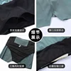 2 in 1 Marathon Trail Running Compression 3'' Shorts Quick Dry Long Distance Training Tights Sports Men Summer With Waist bag 4