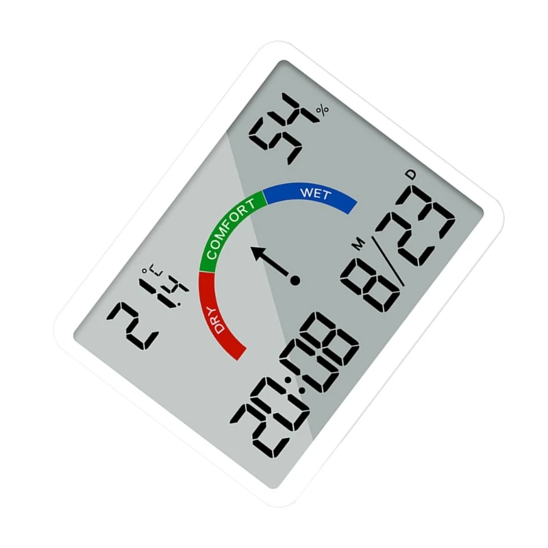 Wall Clock Digital Wall Clock Digital Display Clock Stylish Digital Wall Clock Date, Temperature Digital Display Suction