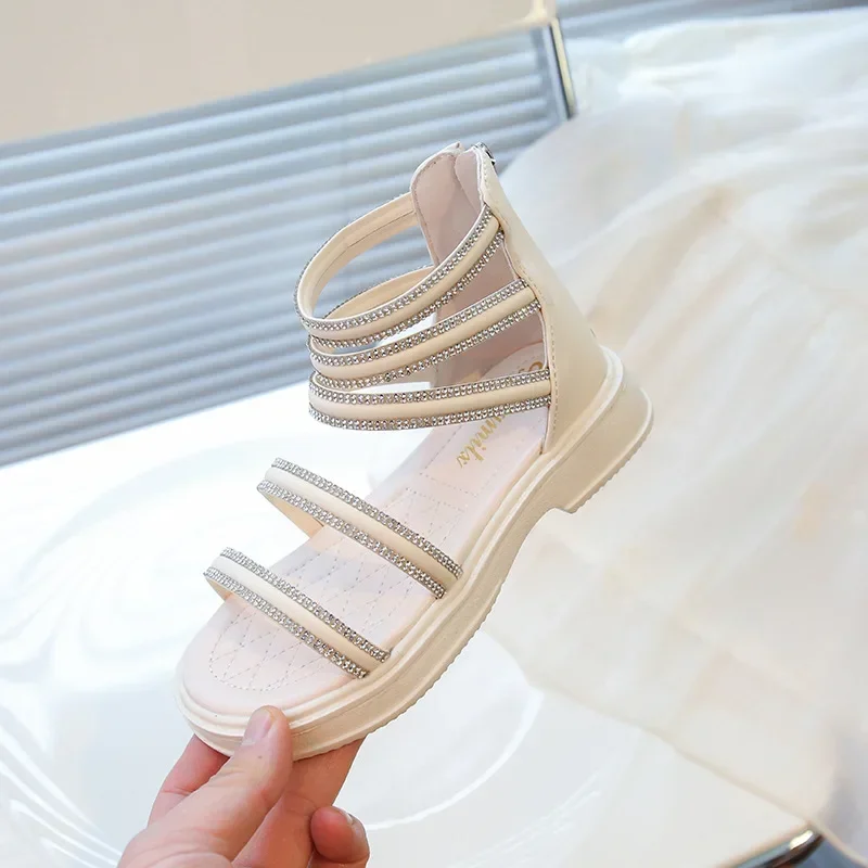 Girls Summer Beach Sandals Open Toes Comfortable Shoes