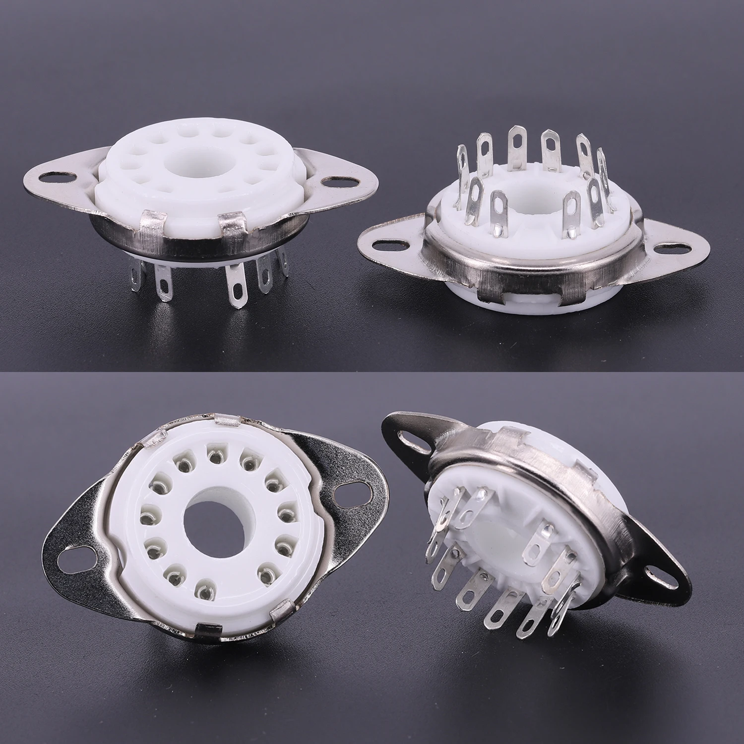 Soquete de Tubo Cerâmico B12c Gzc121-f Base de Válvula para 50ca10 6ca10 6hf5 6c10 6jb5 Vintage Áudio Hifi Mount 12 Pinos - Image 3