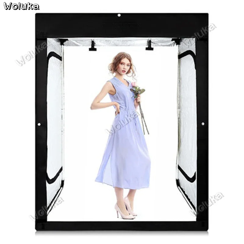LED studio set 200cm small flexo box simple and convenient photography 2m LED light box equipment props