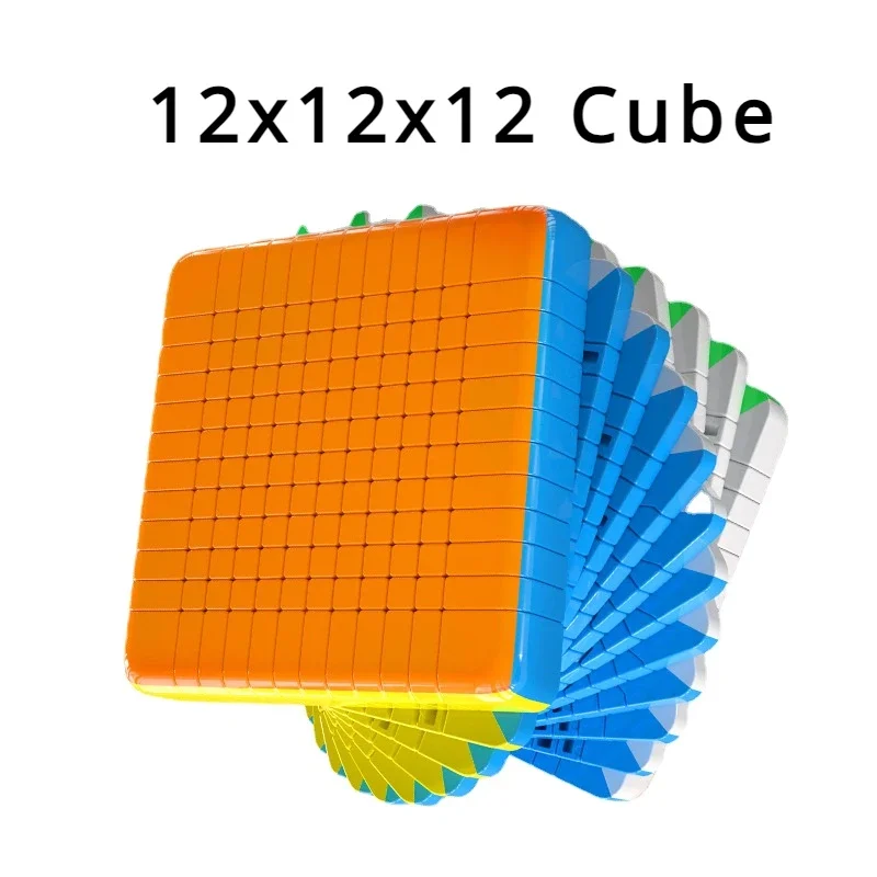 

Yuxin Huanglong 12x12 Cube 90mm Small Size Flagship 12x12x12 Magic Cube High Order Speed Cube Children's Educational Toys