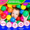 Play Balls for Ball Pit, Plastic Crush Proof, Phthalate & BPA Free, Assorted Colors (400 Balls)