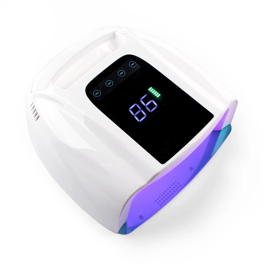 96W Cordless UV LED Nail Lamp for Manicure Rechargeable Battery For Curing Gel Polish Lamp 96 Pro Nail Dryer