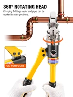 TH Type Hydraulic Pex Pipe Aluminum Plastic Pipe Tube Crimping Tool GC-1632 Floor Heating Pipe Plumbing Tools 2