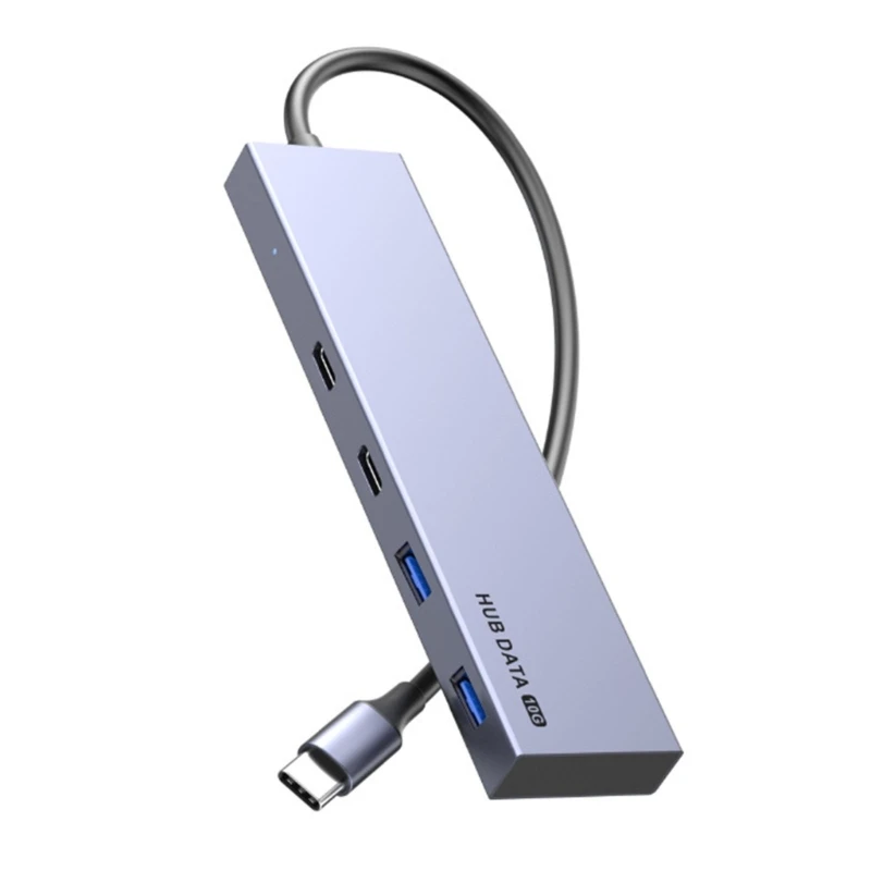 

Портативный USB-концентратор 10 Гбит/с USB-разветвитель C с 2USB3.1 2TypeC для настольного телефона, Прямая поставка