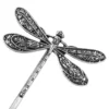 4 Pcs Rhinestone Bobby Pins Clip Dragonfly Hair Accessory Hairpin Rural Retro Silver Barrette Miss 2