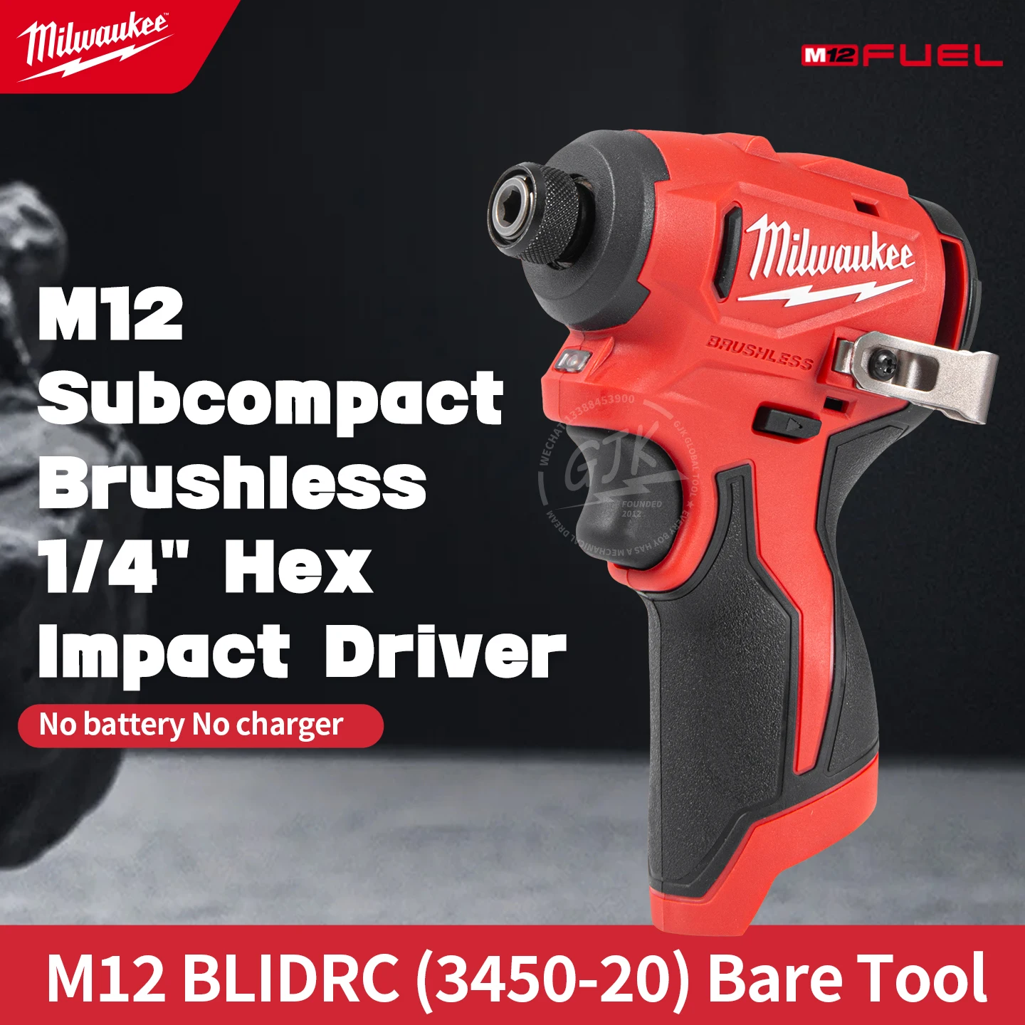 M12 3450 20: What You Need to Know About the Milwaukee M12 BLIDRC-0 12V  Brushless