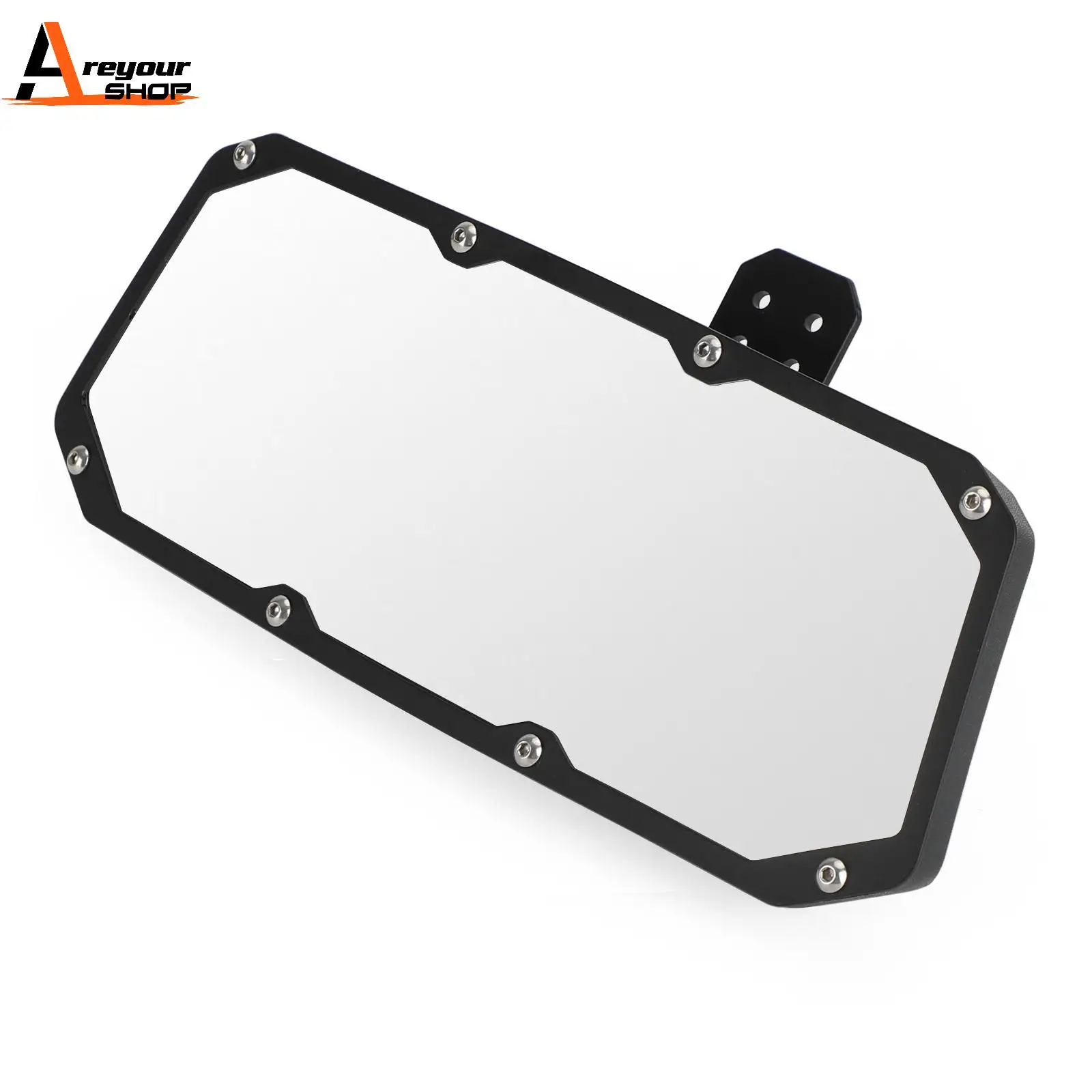 

Areyourshop Boat Rear View Mirror Marine Nautical Safety Water Ski Windshield Dashboard