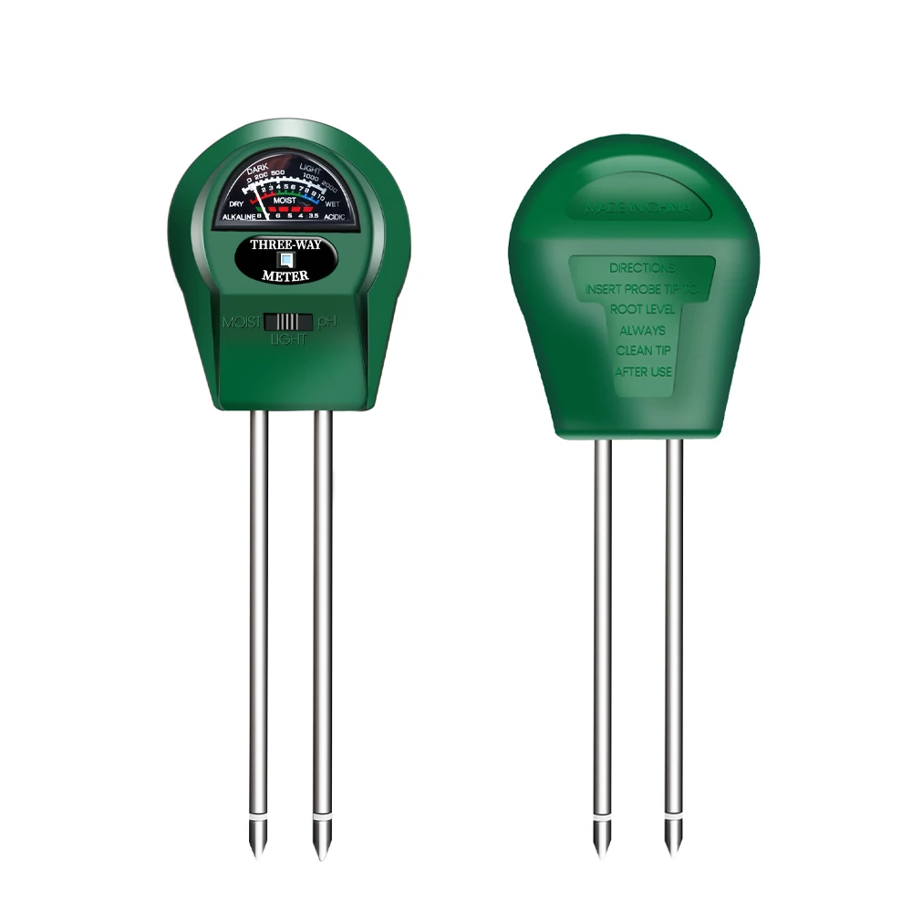 3 in 1 Soil PH Meter Flower Pot Hygrometer Soil Tester Plants Growth Moisture Light Intensity Meter Instrument Garden Plant Tool soil moisture sensor soil tester soil moisture meter