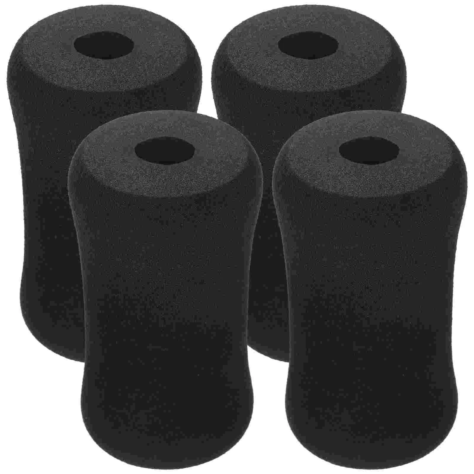 

4 Pcs Foot Pad Roller Sleeve Gym Equipment Mat for Leg Extension Foam Pads Replacement Parts Exercise