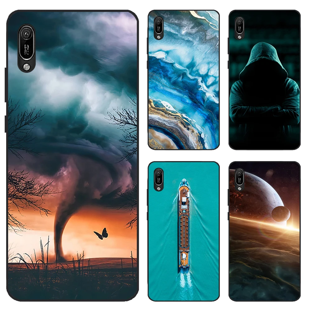 Huawei Y6 Pro 2019 Custodia Huawei Y6 2019 Custodia Morbida In Silicone Tpu Cover Per Y6 2019 Mrd-Lx1 Mrd-Lx1F Y 6 Pro Y6Prime Case