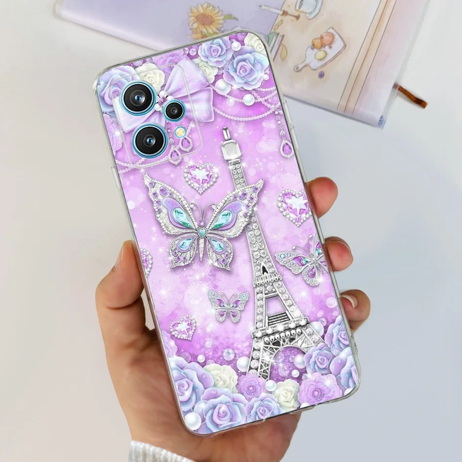 Fashion Flower Silicone Soft TPU Bumper Phone Case