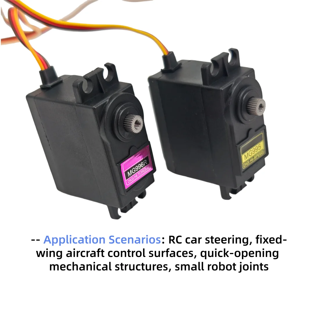 High-Torque 180°/360° Metal Gear Servo