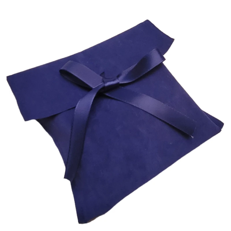 

Royl blue Velvet Envelope Bags 7x7cm 8x10cm 10x10cm 12x12cm Eyelashes Candle Jewelry Flip Flannel Gift Dust Sack