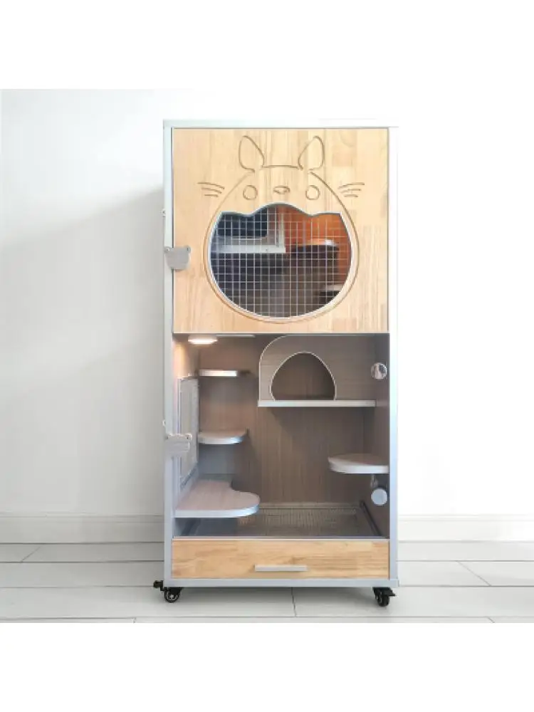 

Totoro Cabinet Cage Villa Luxury Ecological Board Ice Nest Cooling With Air Conditioning Large Space