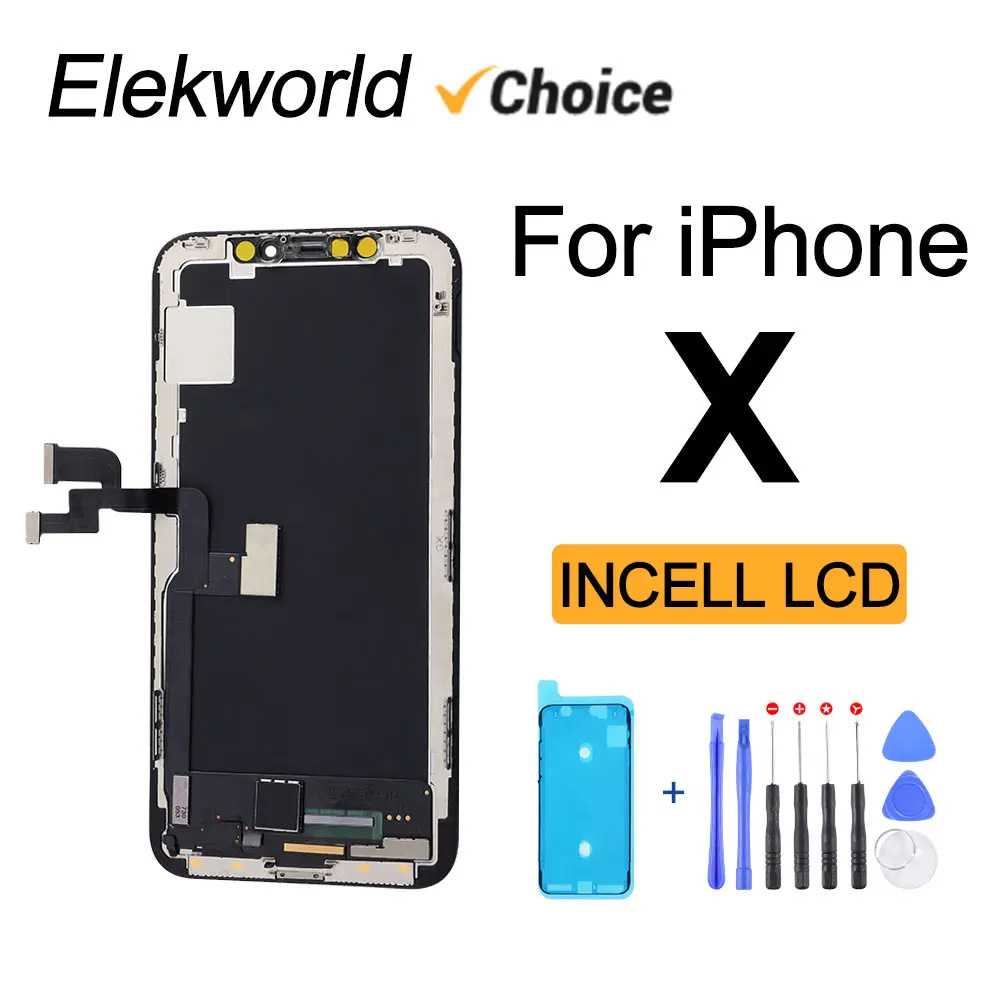 Elekworld Best Choice incell LCD for iPhone X Display Screen With