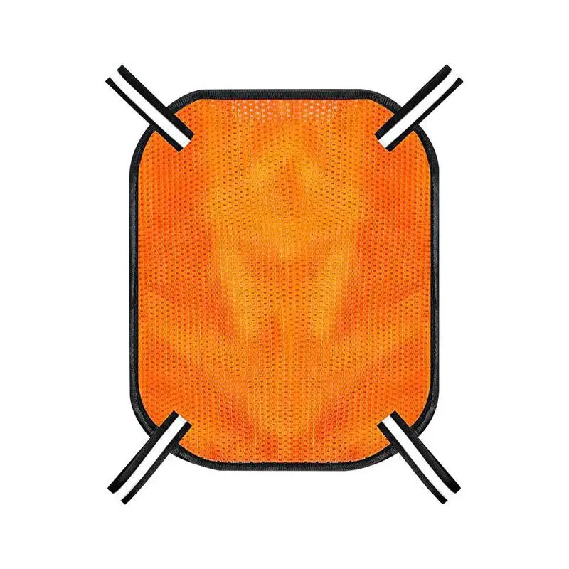 

Blaze Orange Mesh Safety Panel Pack Attachment Strip Hunting Mesh Panel With Reflective Breathable And Lightweight Blaze Orange