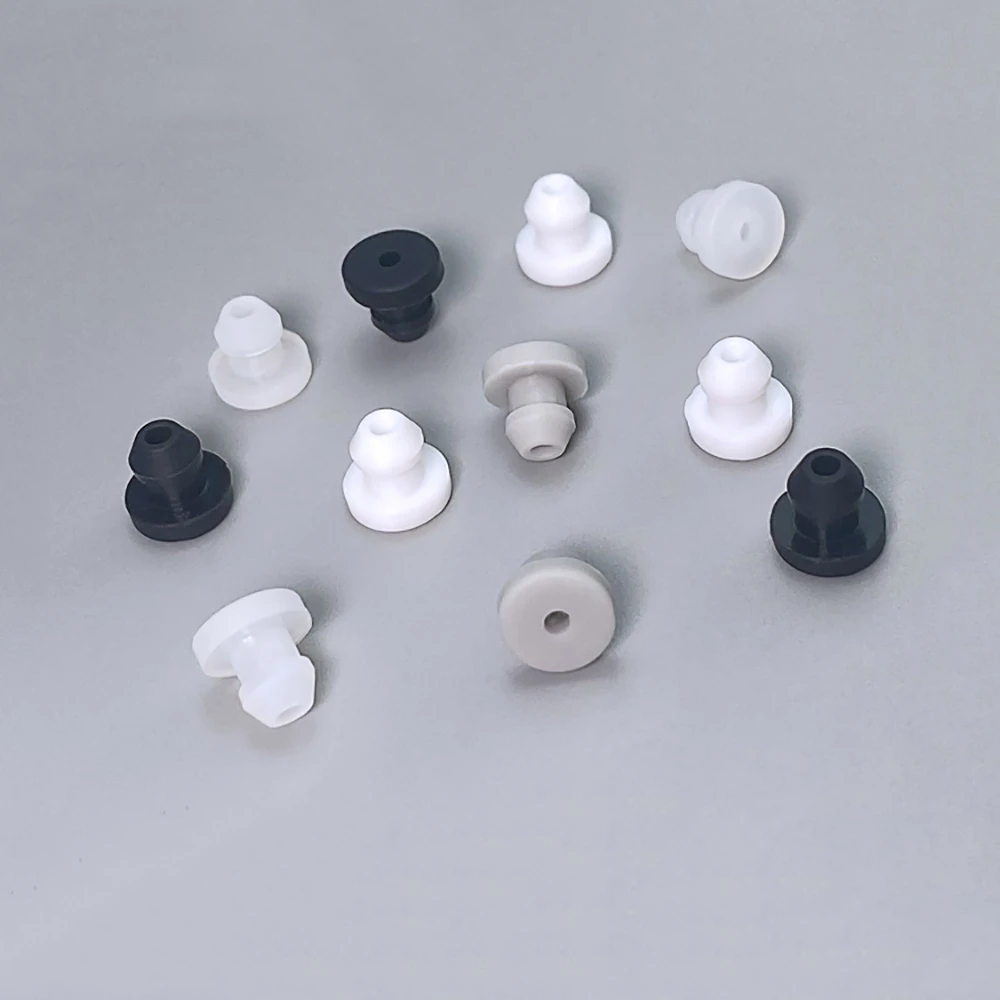 Description Picture 4 of item10000pcs Black 5x2.5mm Silicone Rubber Snap-on Grommet Hole Plugs End Caps Bung Wire Cable Protect Bush Seal Gasket