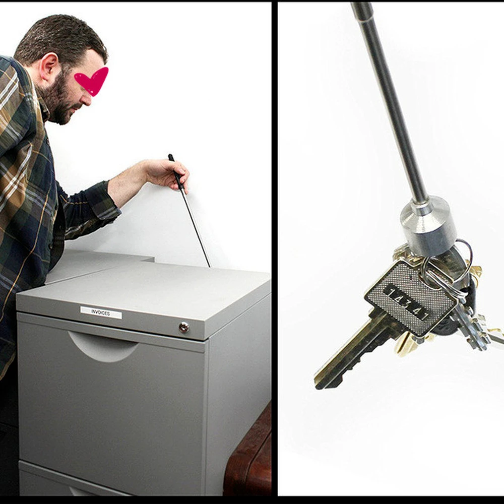 Telescopic Pen Mini Extendable Pickup Rod Stick for