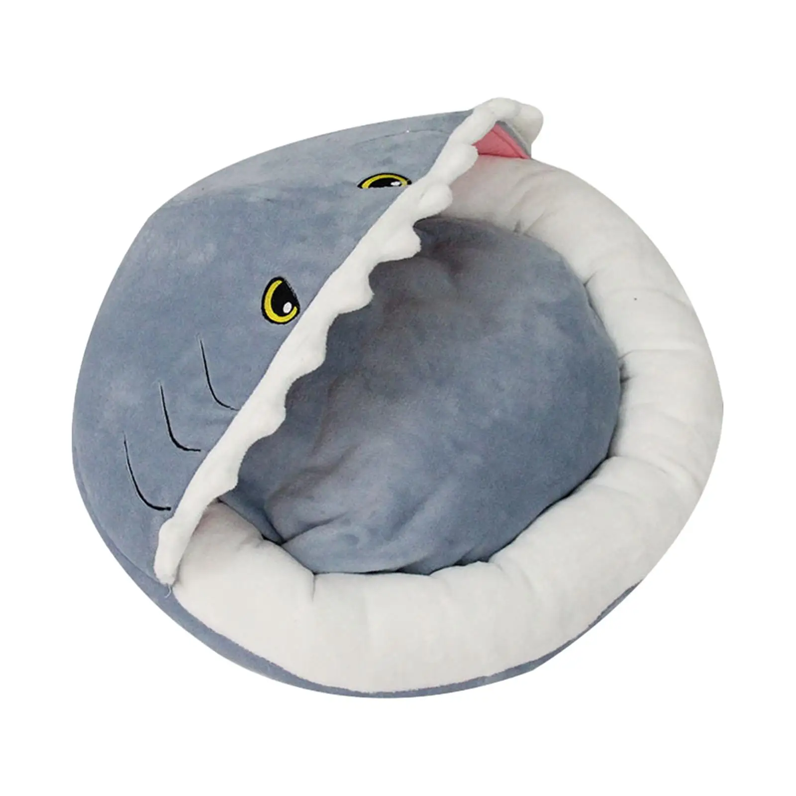 Cats Cave Bed Round Warming Puppy Bed Semi Closed Soft Cozy Fondo Antiscivolo