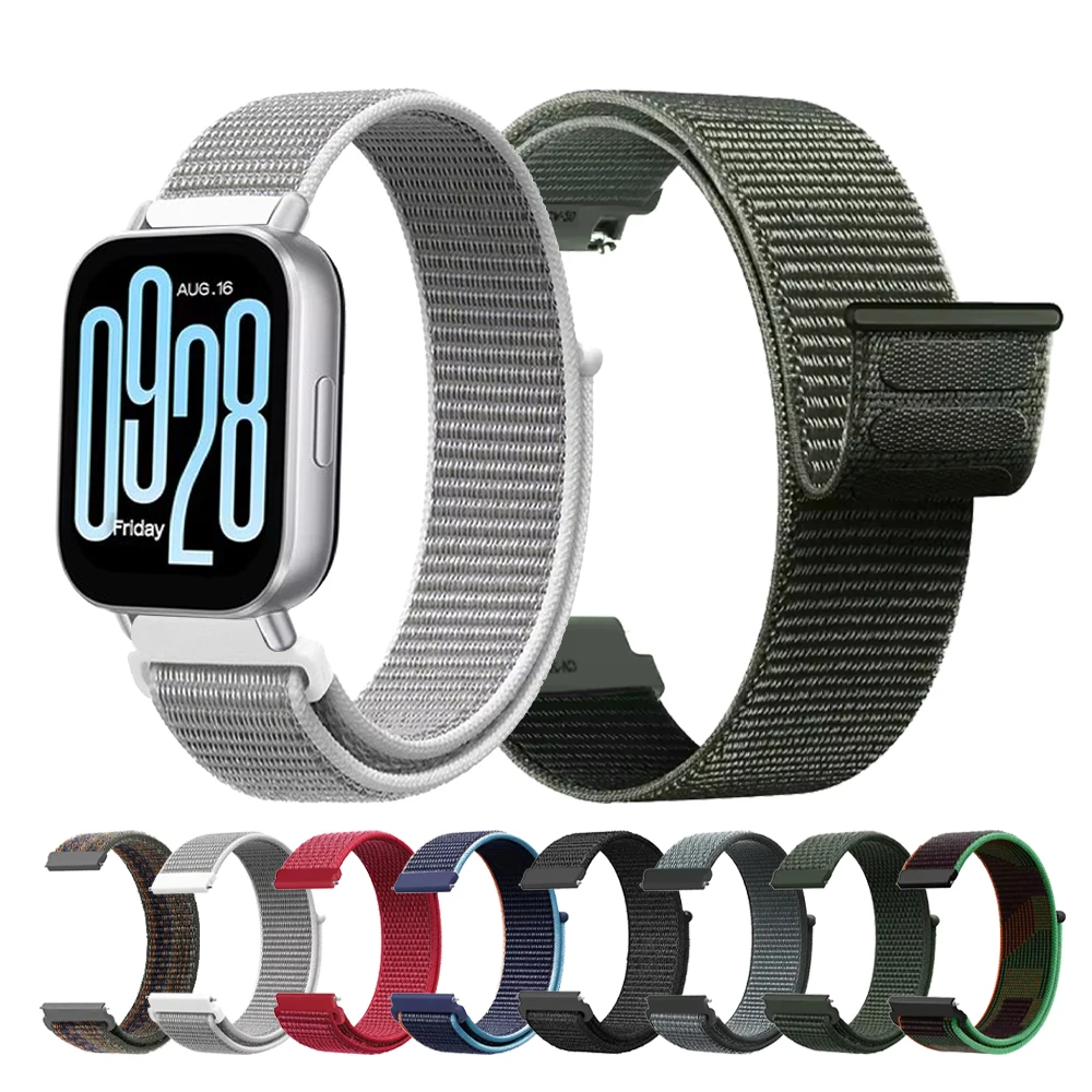 Breathable 22mm Nylon Loop Braided Strap - Versatile Watch Band Accessory