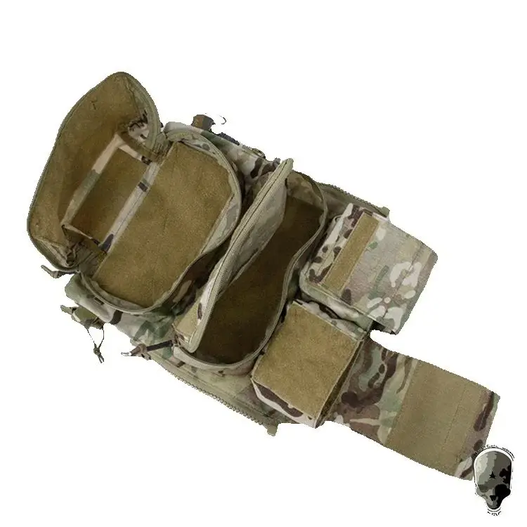 전술 매거진 파우치 백, 지퍼 패널 매거진 파우치, AVS JPC2.0용 NG 버전, CPC 조끼, MOLLE 가방 3107