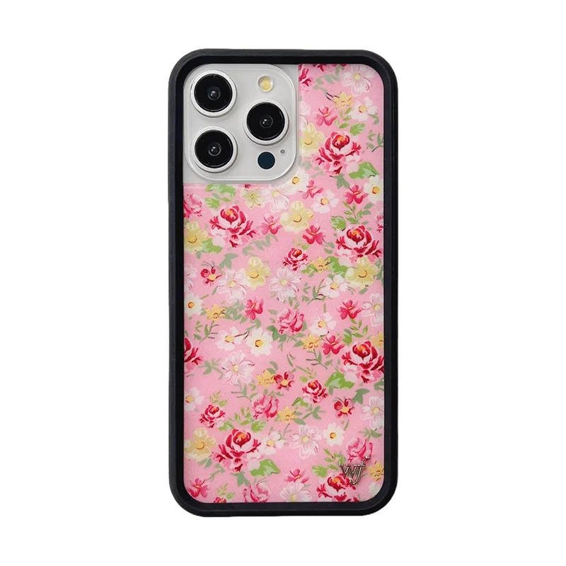 Custodia Portafoglio In Pelle Con Fiore E Stand Per Vernee T3 PRO 5.5'' - Cover TPU Con Slot E Chiusura Magnetica