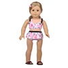 Doll Swimsuit Swimming Circle Slippers, Sunglasses, Mobile Phones Backpack For 18 inch American&43cm Baby New Born,OG Girl Doll 3