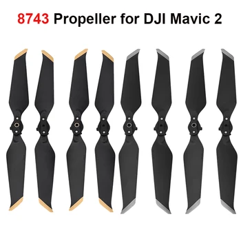 DJI 매빅 2 프로용 퀵 릴리스 8743 접이식 프로펠러, 줌 저소음 소품, 블레이드 윙 팬 부품, DJI 매빅 2 액세서리, 8 개