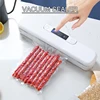 Vacuum Sealer MachineCompact Food Saver with Vacuum Sealer Bags Dry Moist Fresh Modes Air Sealing for Kitchen Food Storage White 4